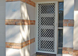 Hinged Security Door - Diamonf Grille