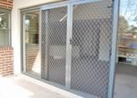 Sliding Security Door - Diamonf Grille